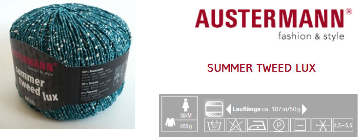 Farbkarte Austermann Summer Tweed Lux 