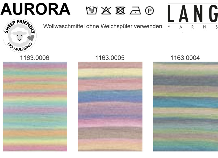 Farbkarte Lang Yarns Aurora