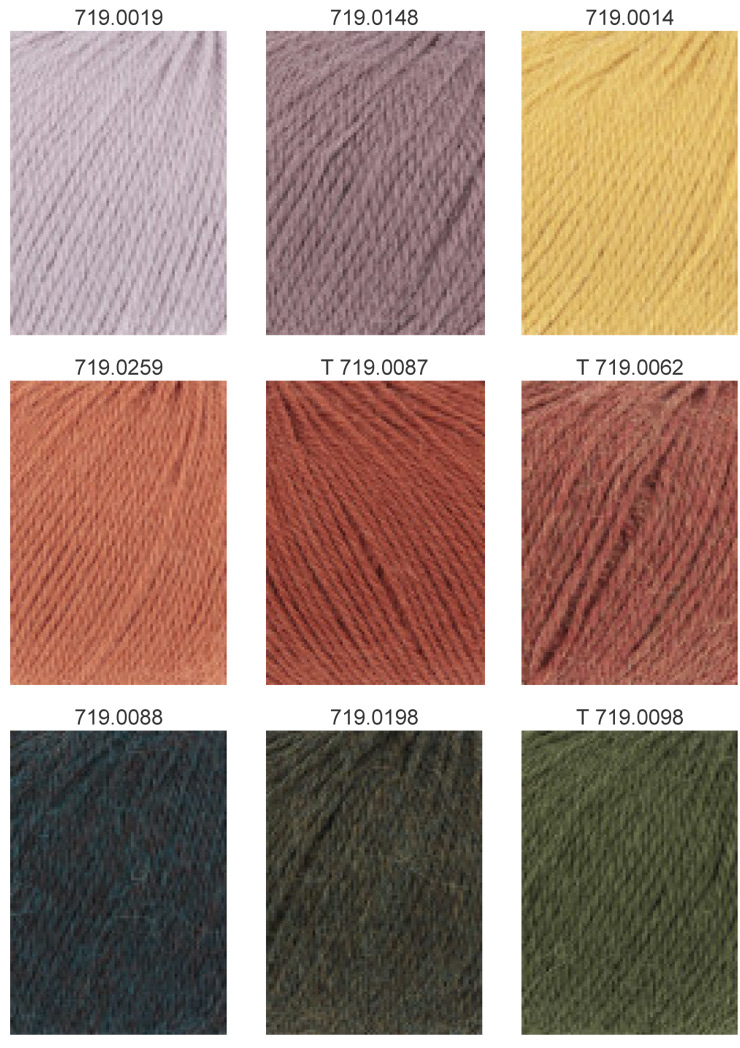 Farbkarte Lang Yarns Baby Alpaca