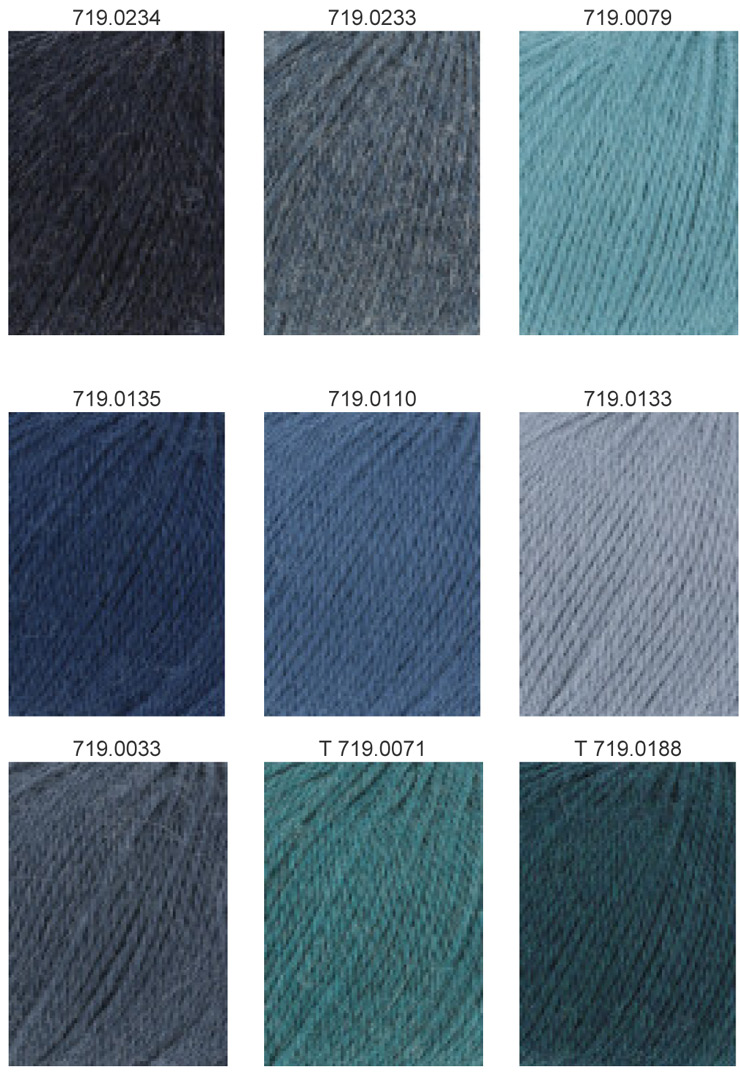 Farbkarte Lang Yarns Baby Alpaca