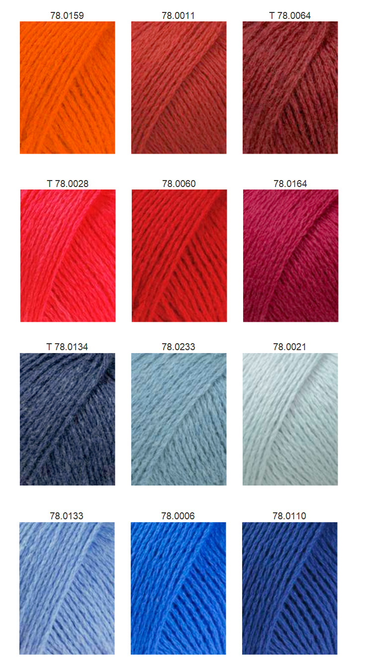 Farbkarte Lang Yarns Cashmere Premium Farbkarte Lang Yarns Cashmere Premium