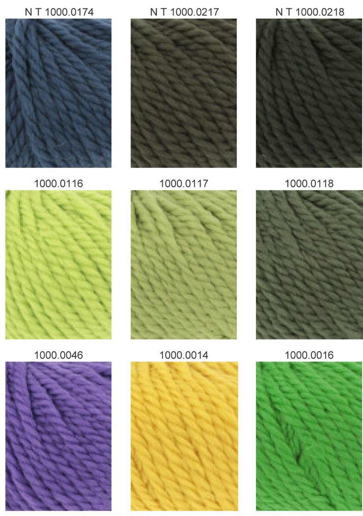 Farbkarte Lang Yarns Fire