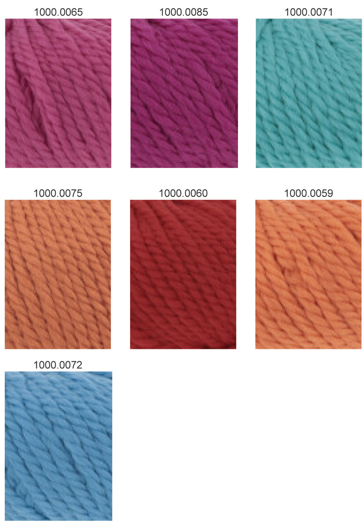 Farbkarte Lang Yarns Fire