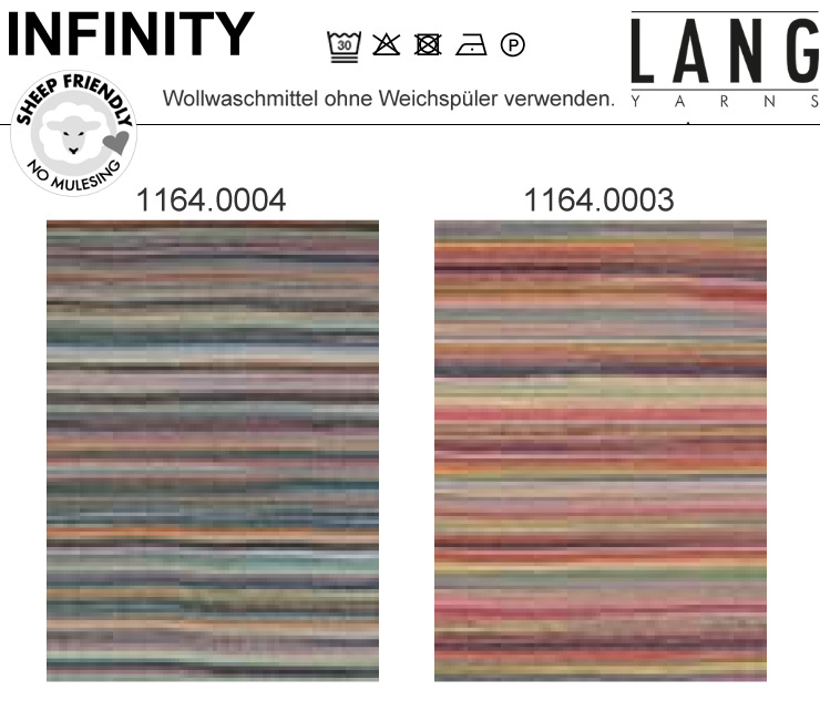 Farbkarte Lang Yarns Infinity