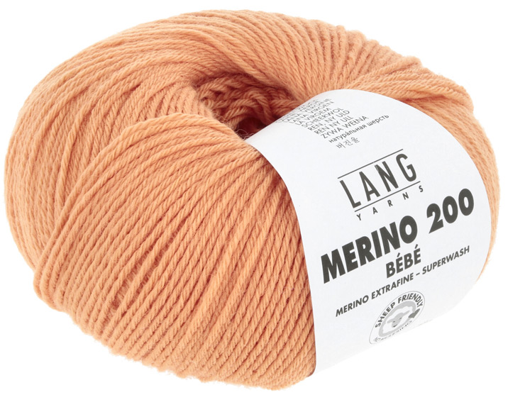 Farbkarte Lang Yarns Merino 200 BeBe