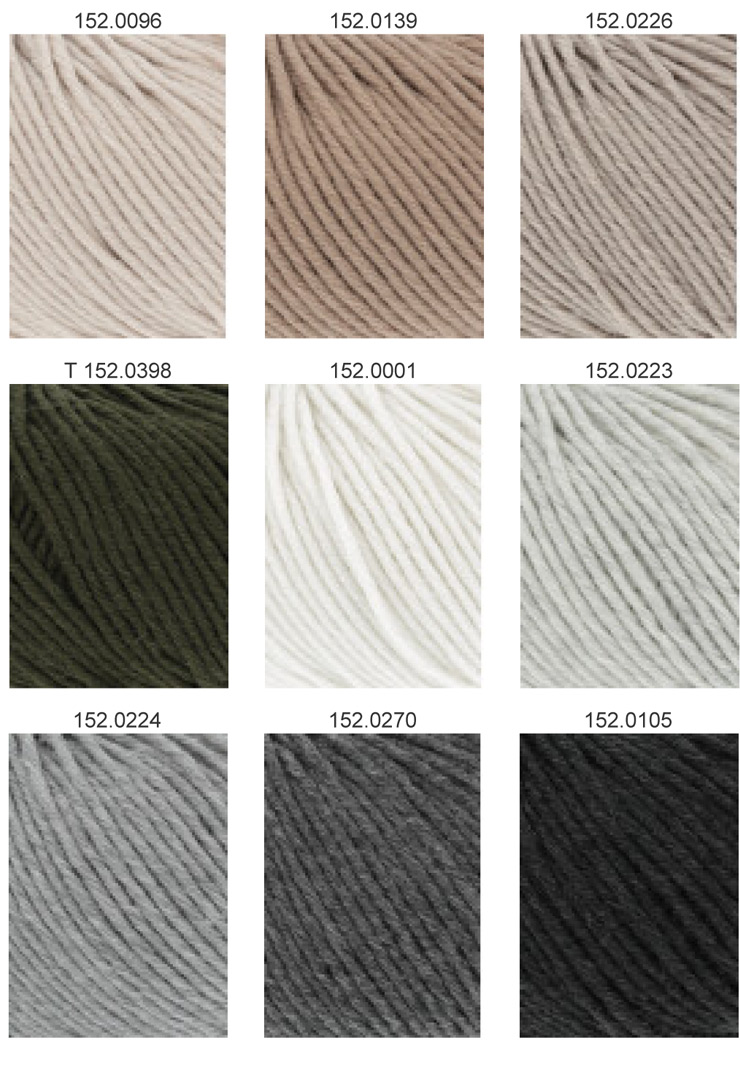 Farbkarte Lang Yarns Merino +