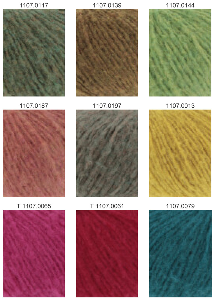 Farbkarte Lang Yarns Phoenix