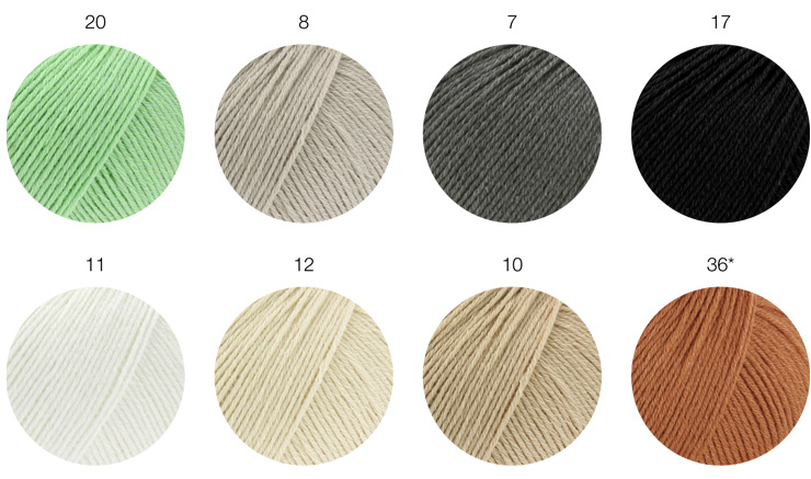 Farbkarte Lana Grossa Cotton Wool