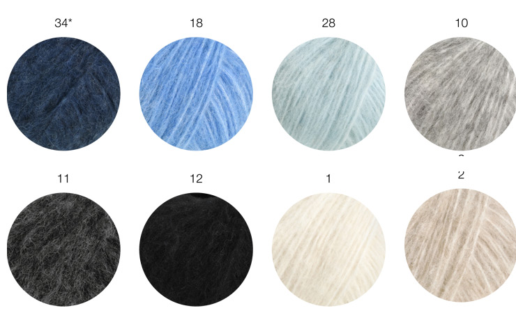 Farbkarte Lana Grossa Alpaca Air