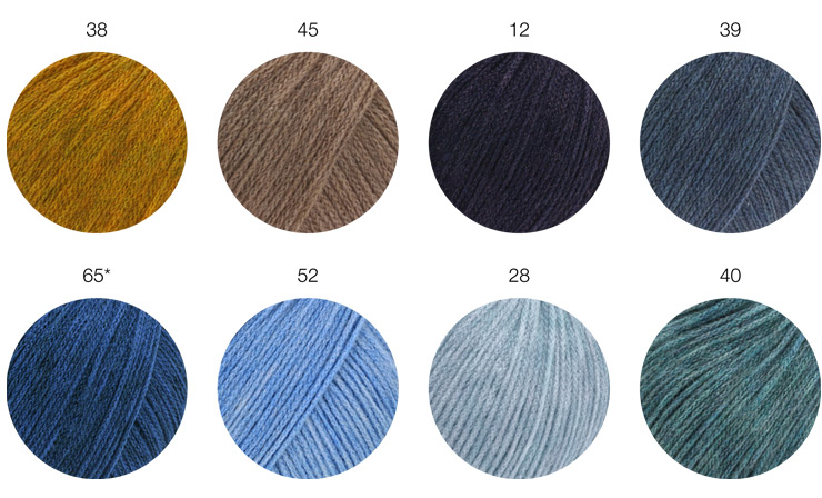 Farbkarte Lana Grossa Cashmere 16 Fine