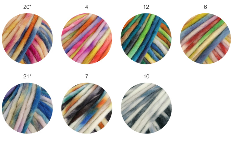 Farbkarte Lana Grossa Confetti