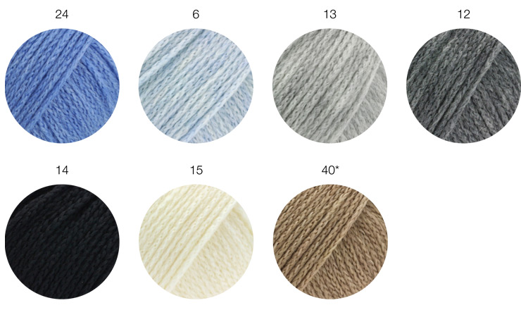 Farbkarte Lana Grossa Cool Merino Uni