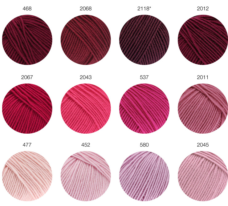 Farbkarte Lana Grossa Cool Wool