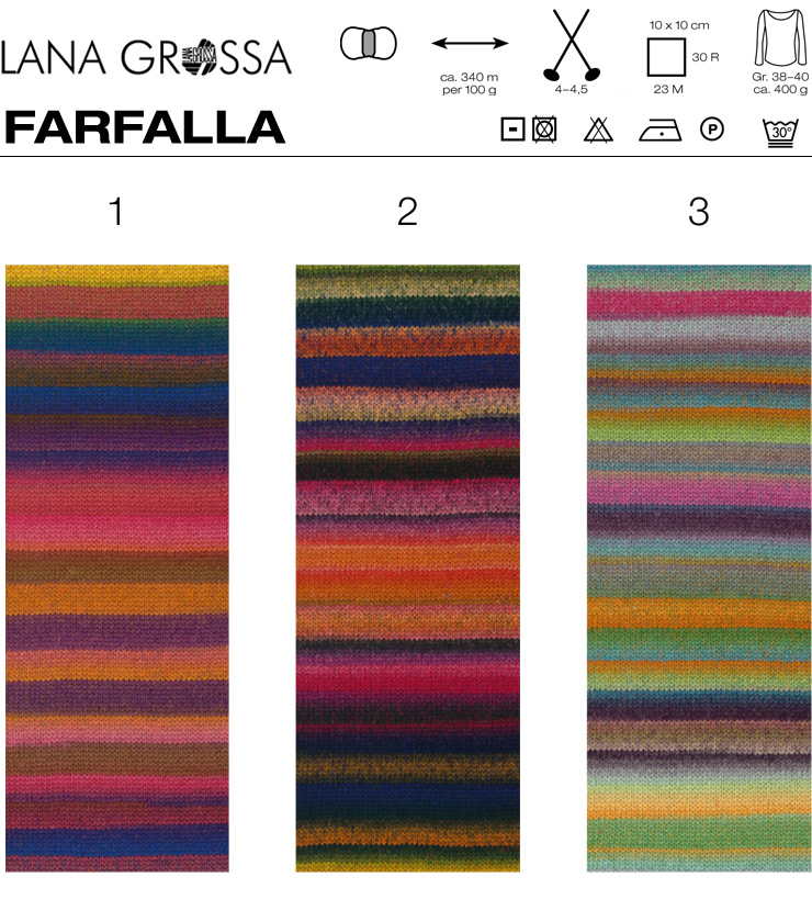 Farbkarte Lana Grossa Farfalla