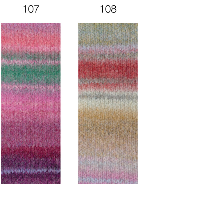 Farbkarte Lana Grossa Gigante Multi