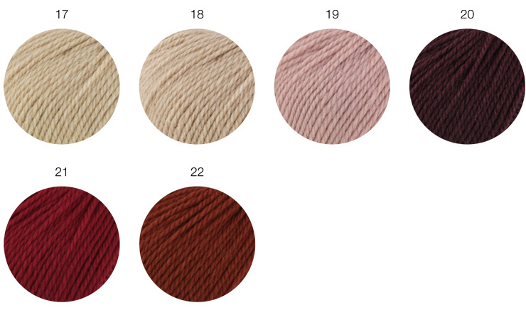 Farbkarte Lana Grossa Landlust Naturwolle