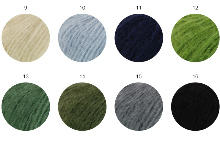 Farbkarte Lana Grossa Mohair di Gio