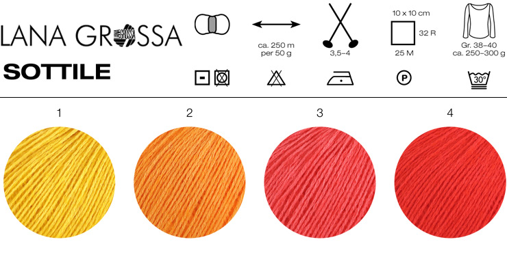 Farbkarte Lana Grossa Sottile