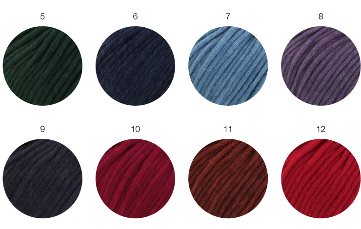 Farbkarte Lana Grossa Winter Softness (Nera)