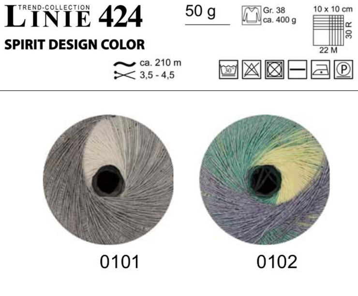 Farbkarte ONline LINIE  424 Spirit Design Color