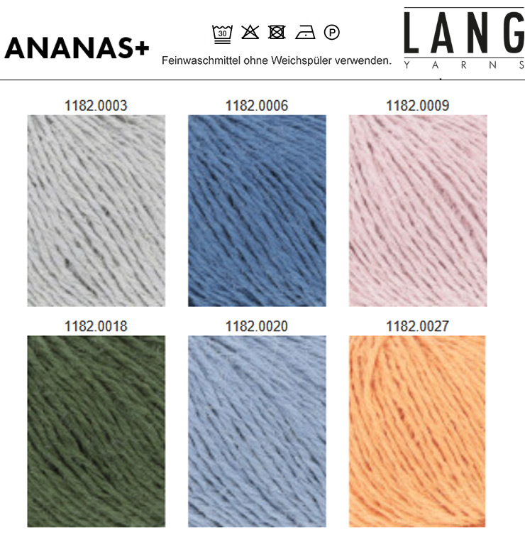 Farbkarte Lang Yarns Ananas+