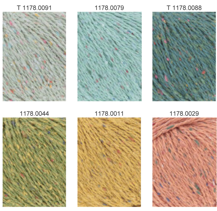 Farbkarte Lang Yarns Cotton Tweed