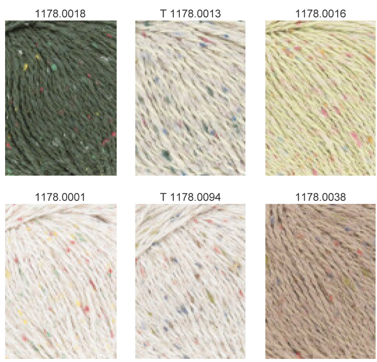 Farbkarte Lang Yarns Cotton Tweed