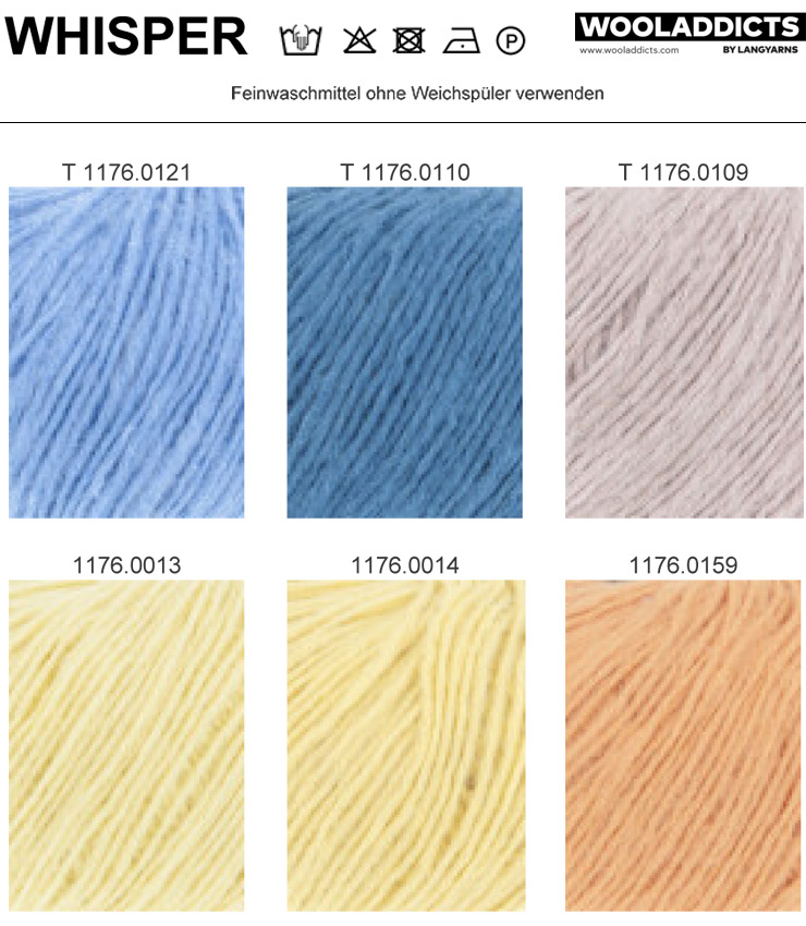 Farbkarte Lang Yarns Whisper