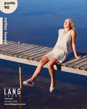 LANG Yarns Punto 90 Cotton Tweed